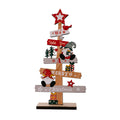 Harwelton™ Wooden Christmas Table Sign with Snowman and Santa