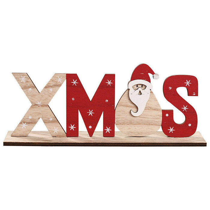 Harwelton™ Hand-Painted Wooden Christmas Table Decorations with Festive Figures