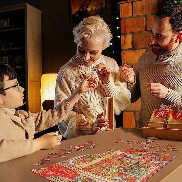 Christmas Jigsaw Puzzle 1000 Pieces with Festive Designs