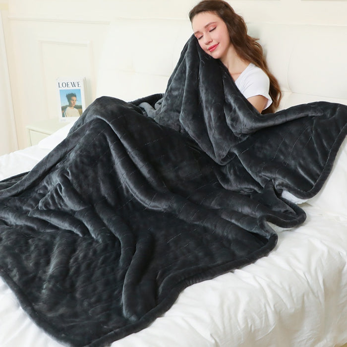 Harwelton Electric Heated Throw Blanket with 9 Heat Levels and Timer