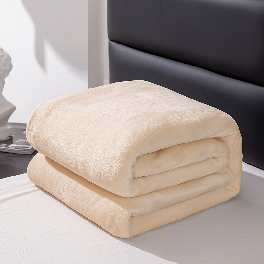 Soft Flannel Blanket for Sofa, Bed and Camping