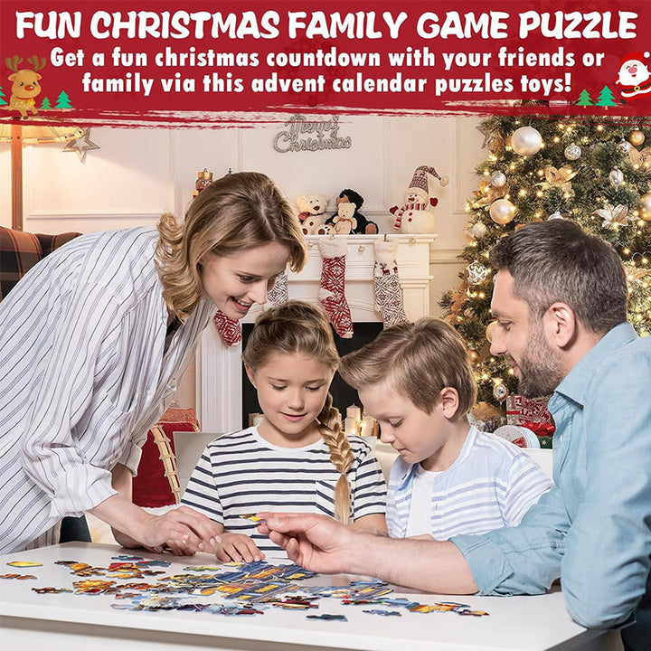 Christmas Jigsaw Puzzle 1000 Pieces with Festive Designs