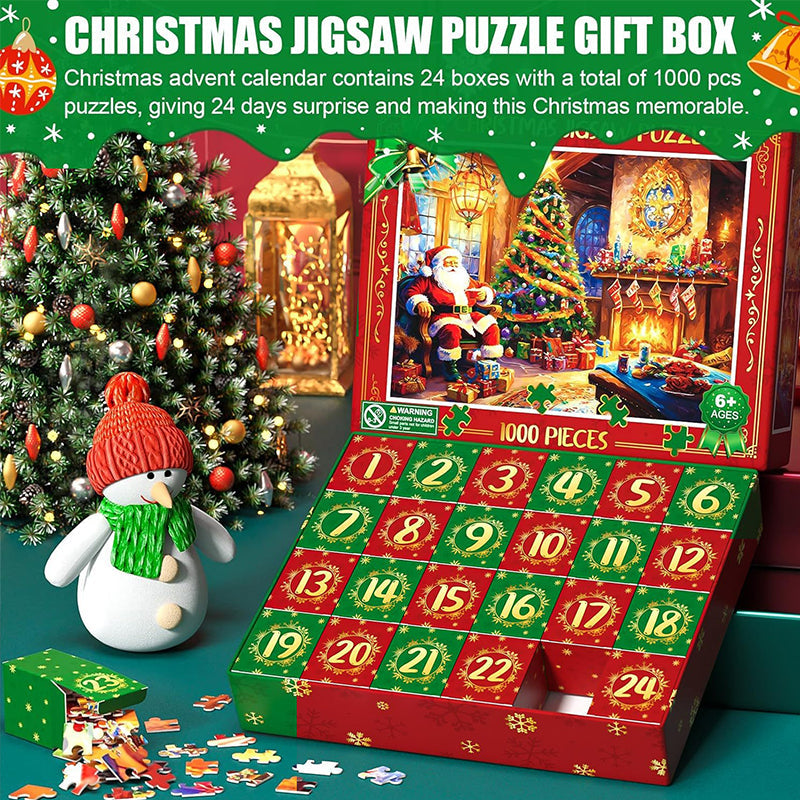 Christmas Jigsaw Puzzle 1000 Pieces with Festive Designs