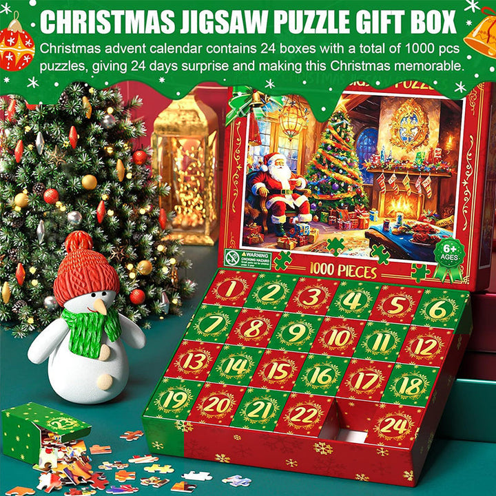 Christmas Jigsaw Puzzle 1000 Pieces with Festive Designs