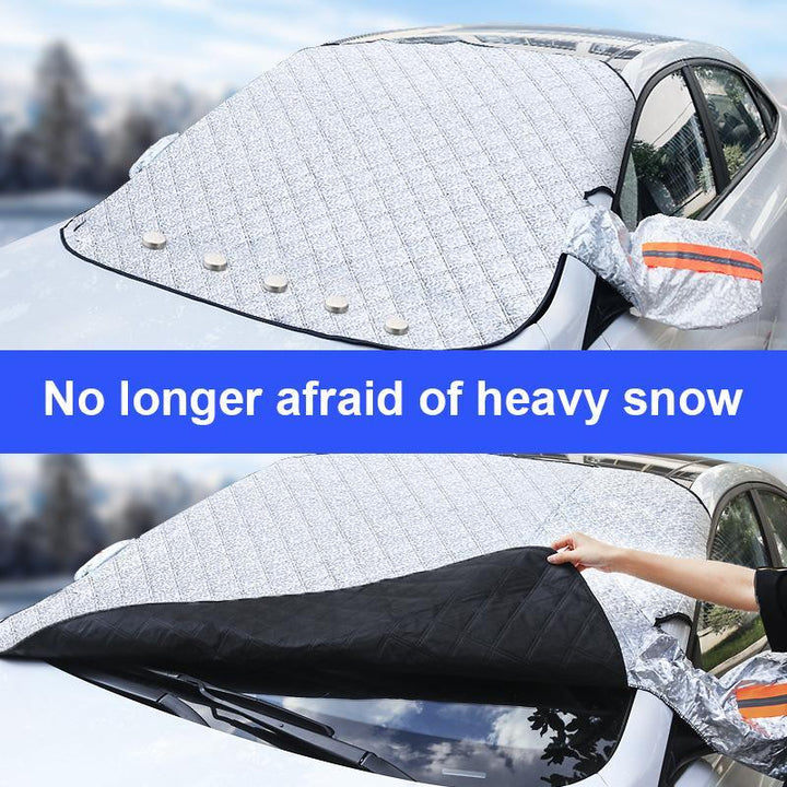 Magnetic Windscreen Snow Cover with Wing Mirror Covers