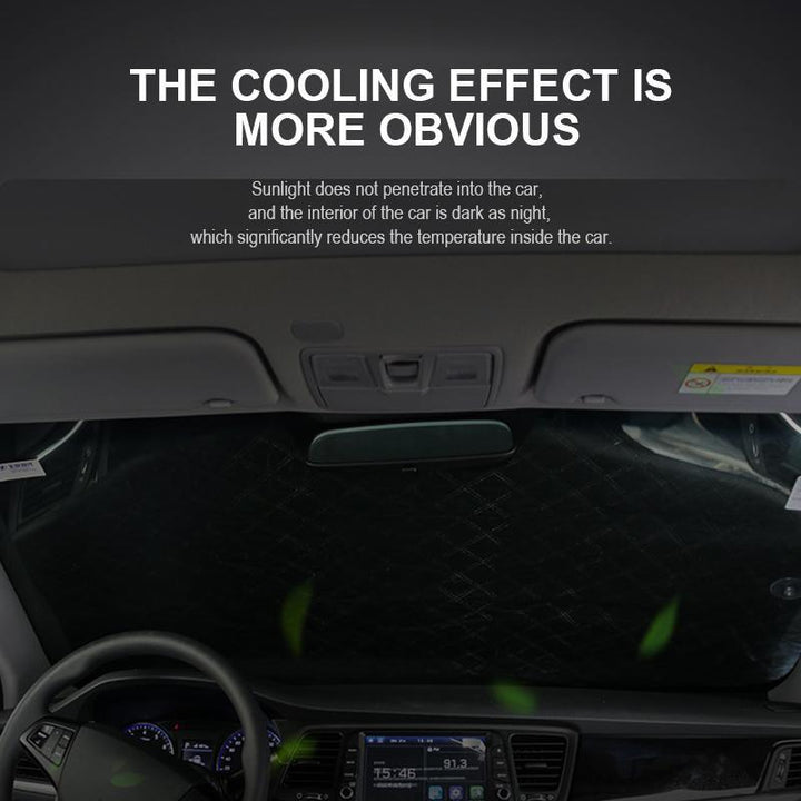 Magnetic Windscreen Snow Cover with Wing Mirror Covers