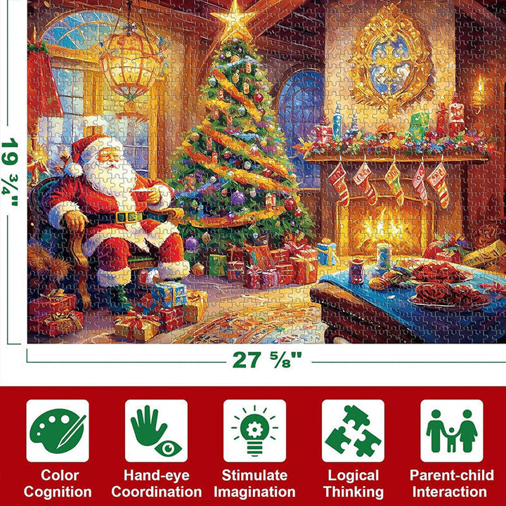 Christmas Jigsaw Puzzle 1000 Pieces with Festive Designs