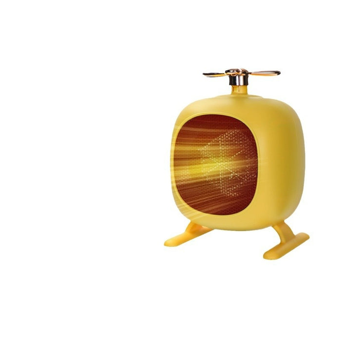 Harwelton Cute Helicopter Mini Fan Heater for Desk