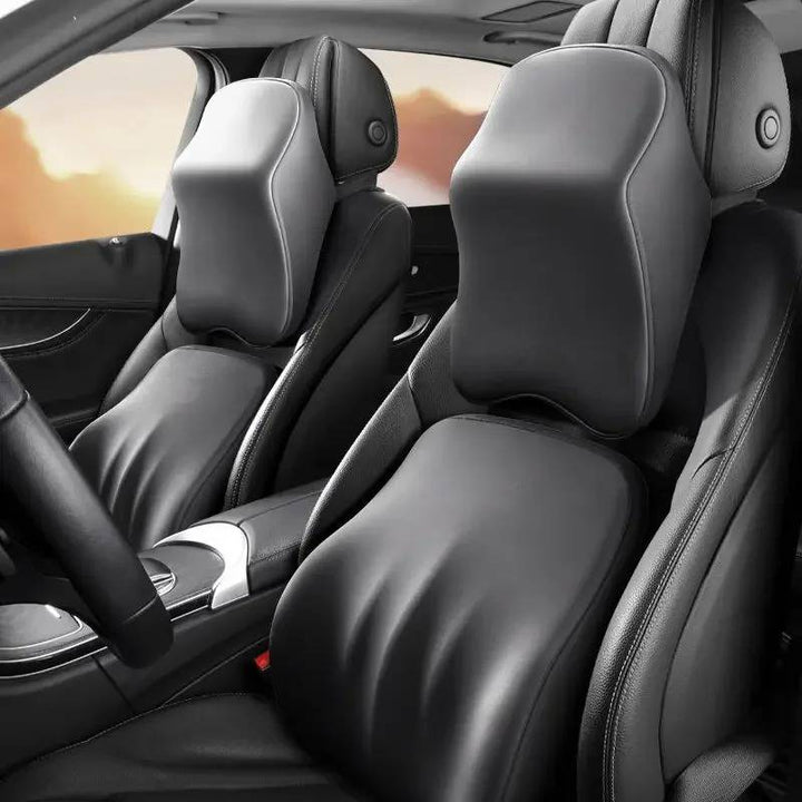 Harwelton™ Memory Foam Lumbar Pillow for Car Seats with Adjustable Height