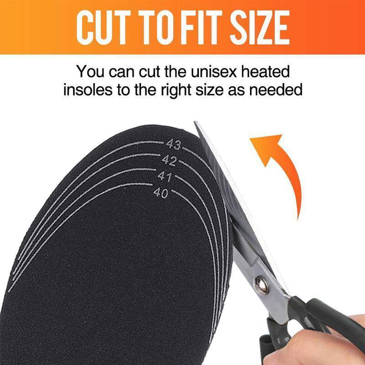Harwelton™ Trim-to-Fit USB Heated Insoles for Boots and Trainers