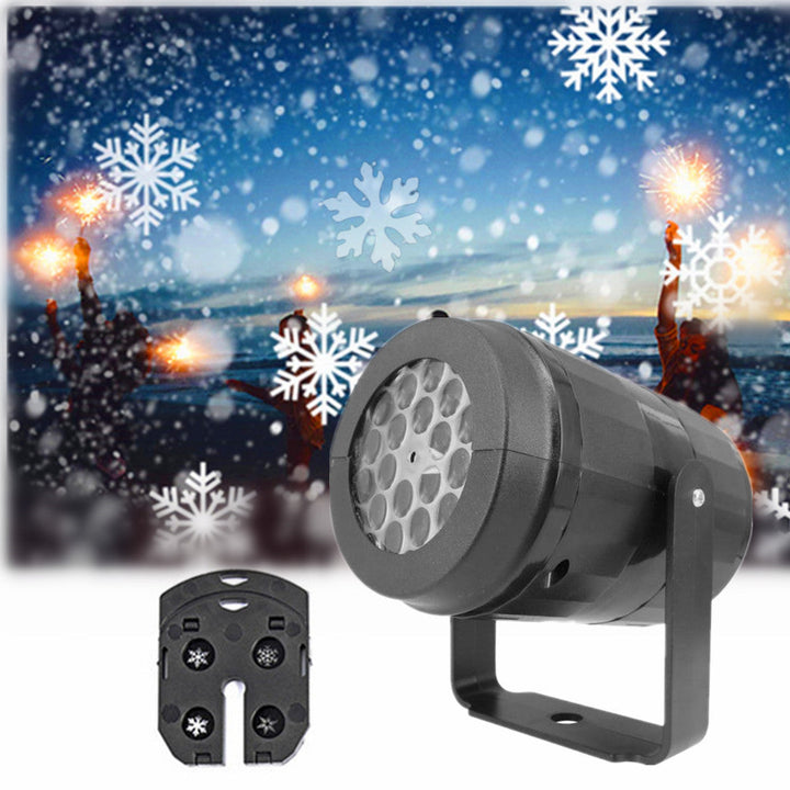 Christmas Snowflake Projector with 16 Festive Patterns