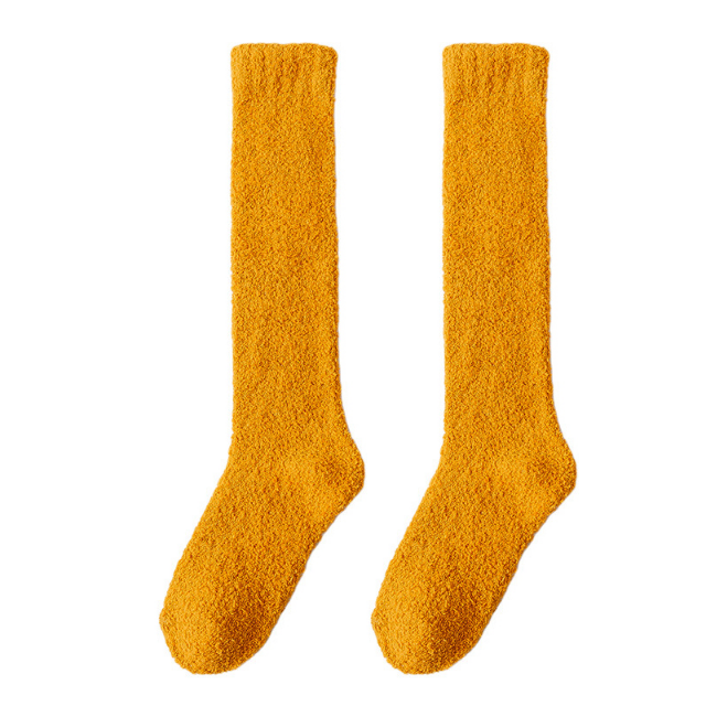 Harwelton™ Extra-Long Coral Fleece Winter Socks for Cosy Feet