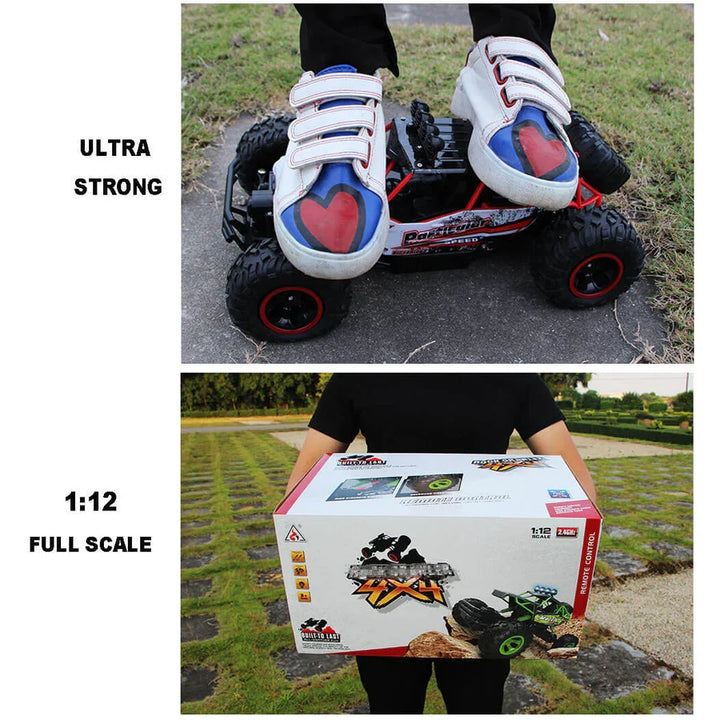 1:12 4WD Remote Control Monster Truck with 2.4GHz Control