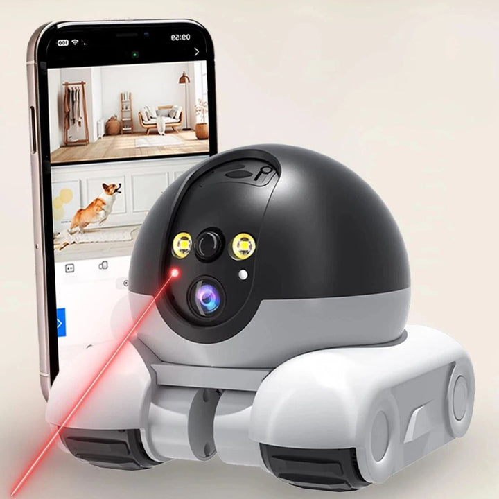 Remote-Controlled 1080p Pet Camera That Moves Room to Room