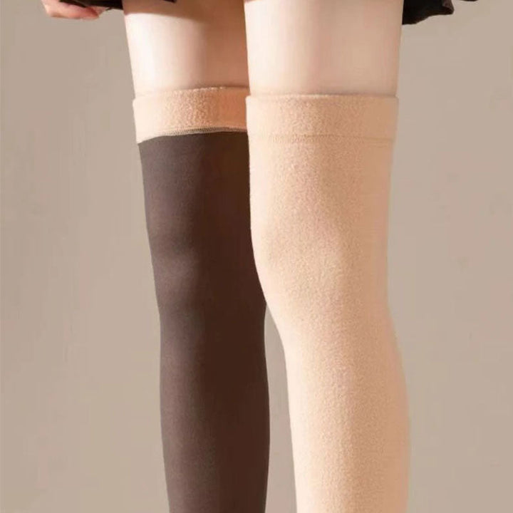 Harwelton™ Thick Fluffy Over-the-Knee Socks That Stay Up