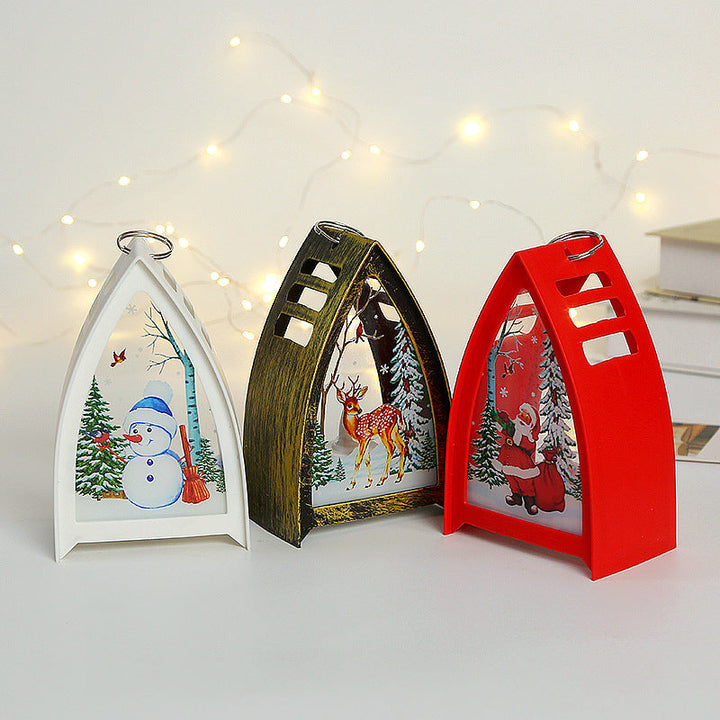 Hand-Painted LED Christmas Figures – Santa, Snowman and Reindeer