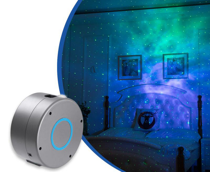 Harwelton Rotating galaxy star projector with 7 colours and remote control