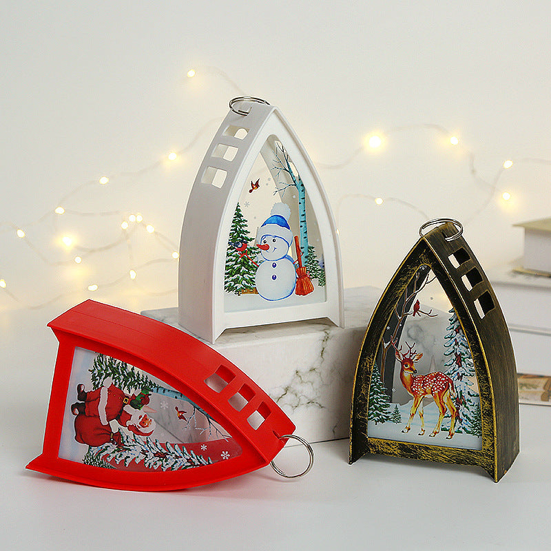 Hand-Painted LED Christmas Figures – Santa, Snowman and Reindeer