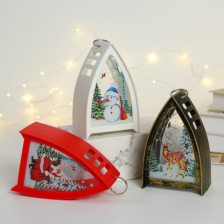 Hand-Painted LED Christmas Figures – Santa, Snowman and Reindeer