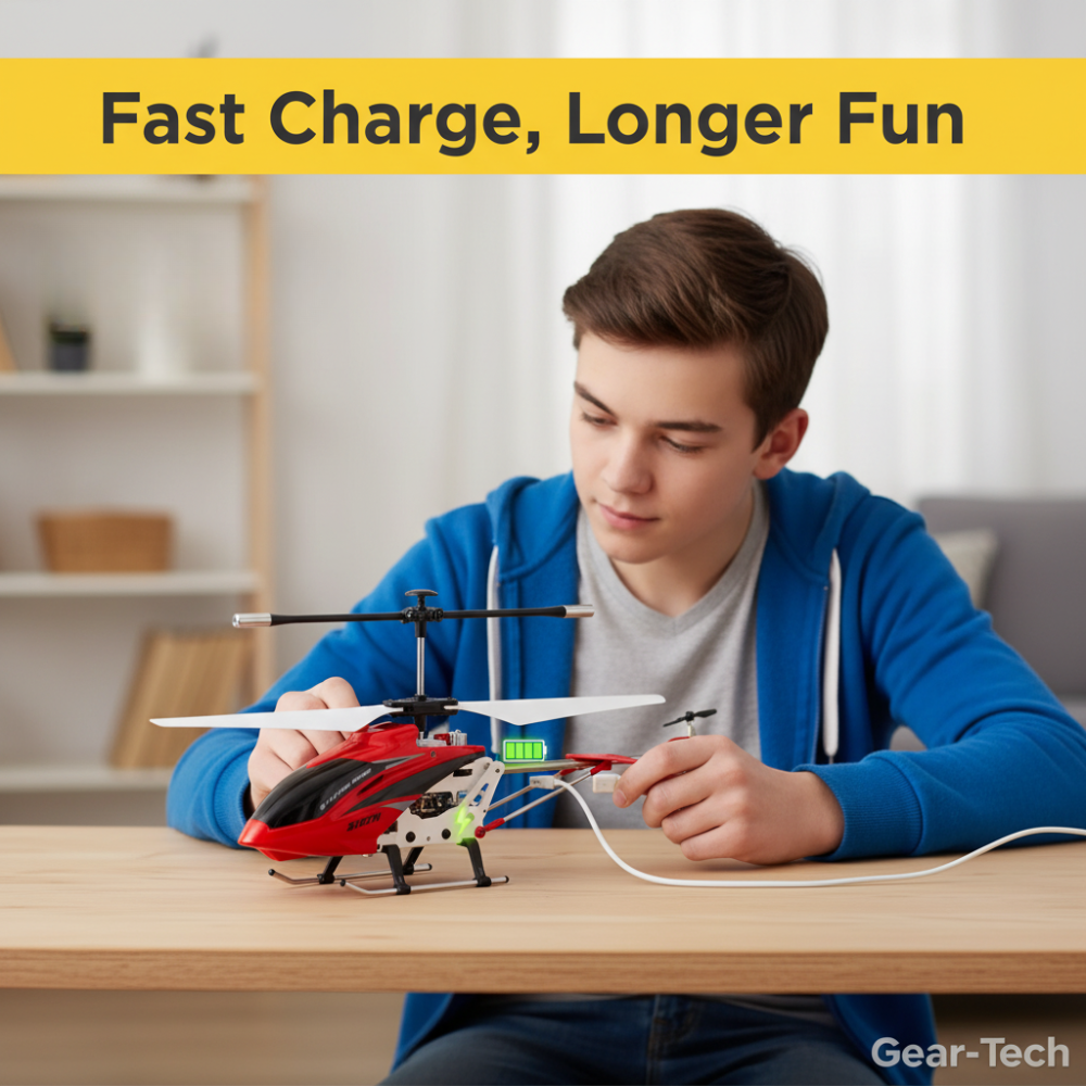 Durable Remote Control Helicopter LED Lights &amp; Crash‑Resistant