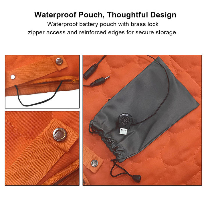 Harwelton™ 5-Zone USB Heated Pad with 30-Second Warm-Up