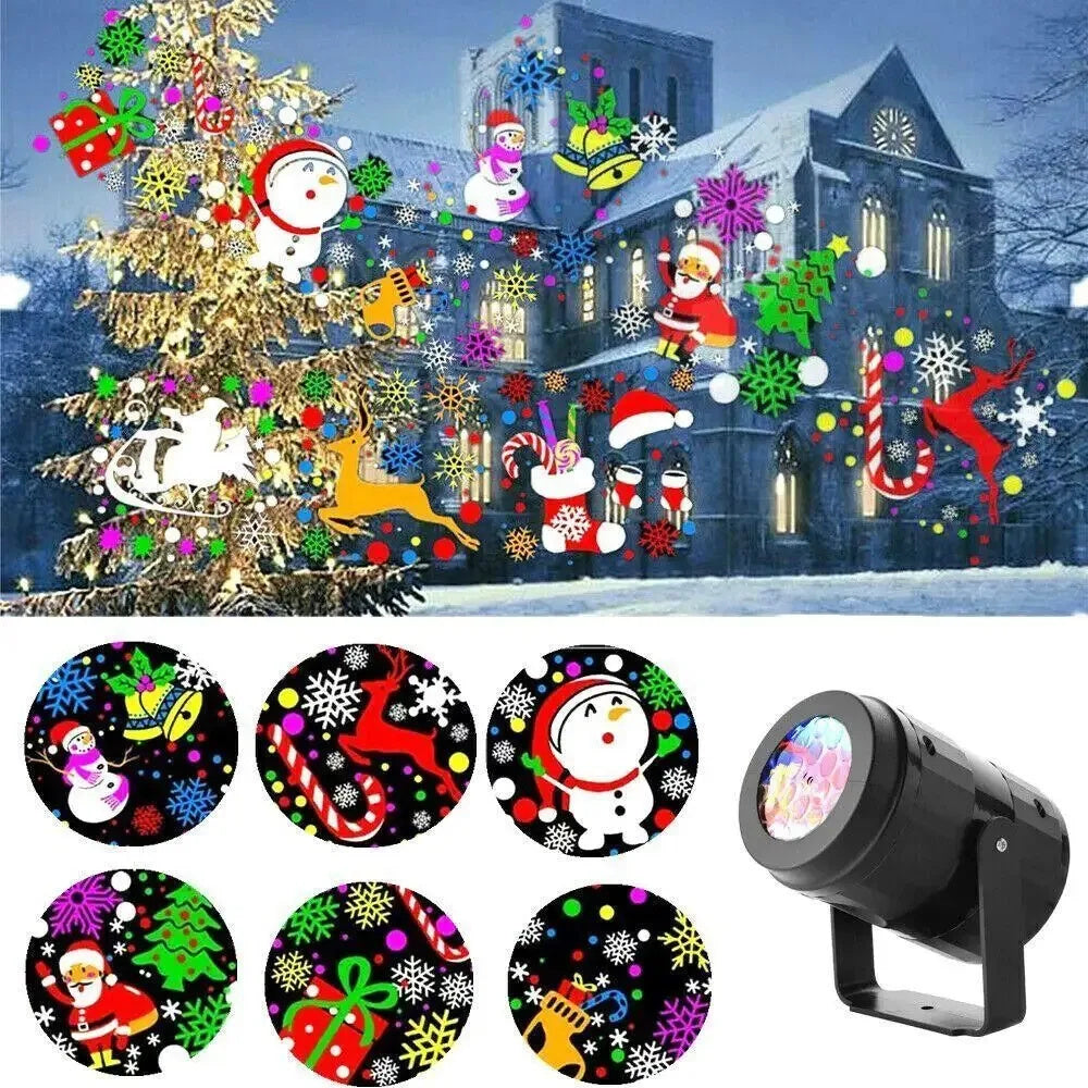 Christmas Snowflake Projector with 16 Festive Patterns