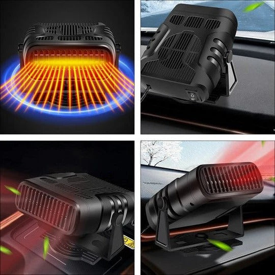 12V Car Heater and Cooling Fan with 360° Rotating Base