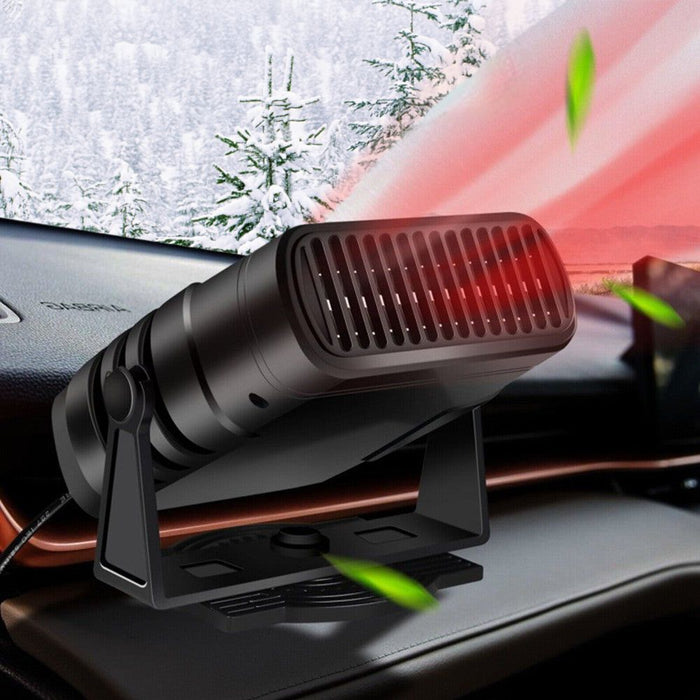 Harwelton™ 12V Car Heater and Cooling Fan with 360° Rotating Base