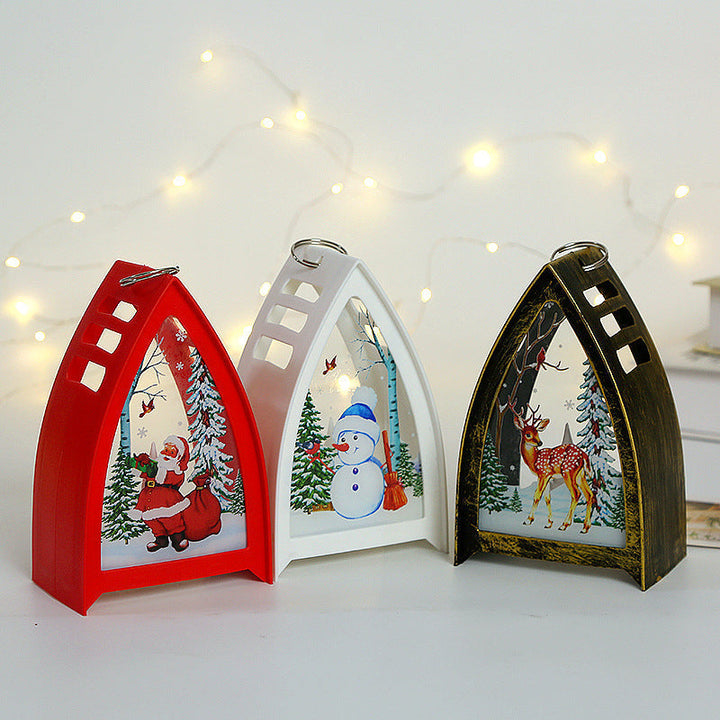 Hand-Painted LED Christmas Figures – Santa, Snowman and Reindeer