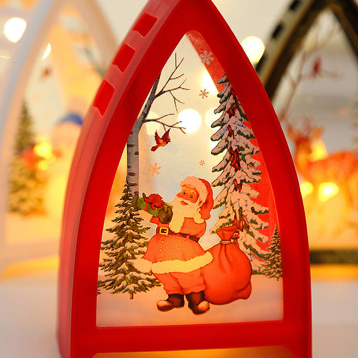 Hand-Painted LED Christmas Figures – Santa, Snowman and Reindeer