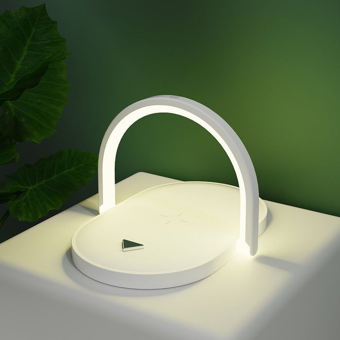 Harwelton Foldable bedside lamp with wireless phone charger
