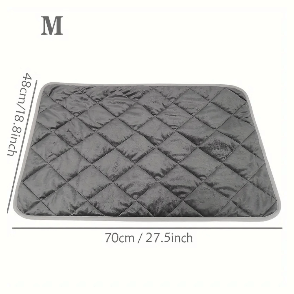 Self-Warming Pet Pad with Non-Slip Base for Dogs and Cats