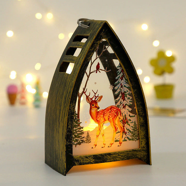 Hand-Painted LED Christmas Figures – Santa, Snowman and Reindeer