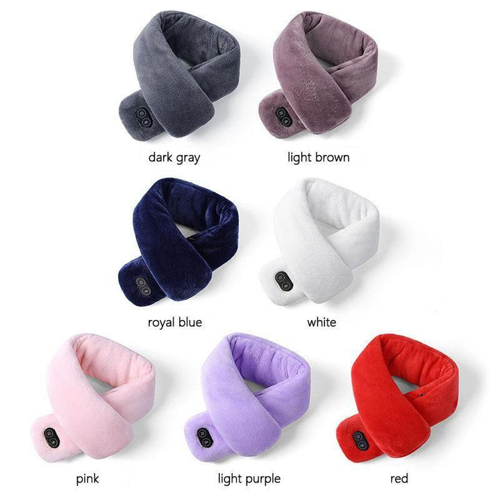 Harwelton™ Heated Neck Scarf with Vibration Massage and USB Charging