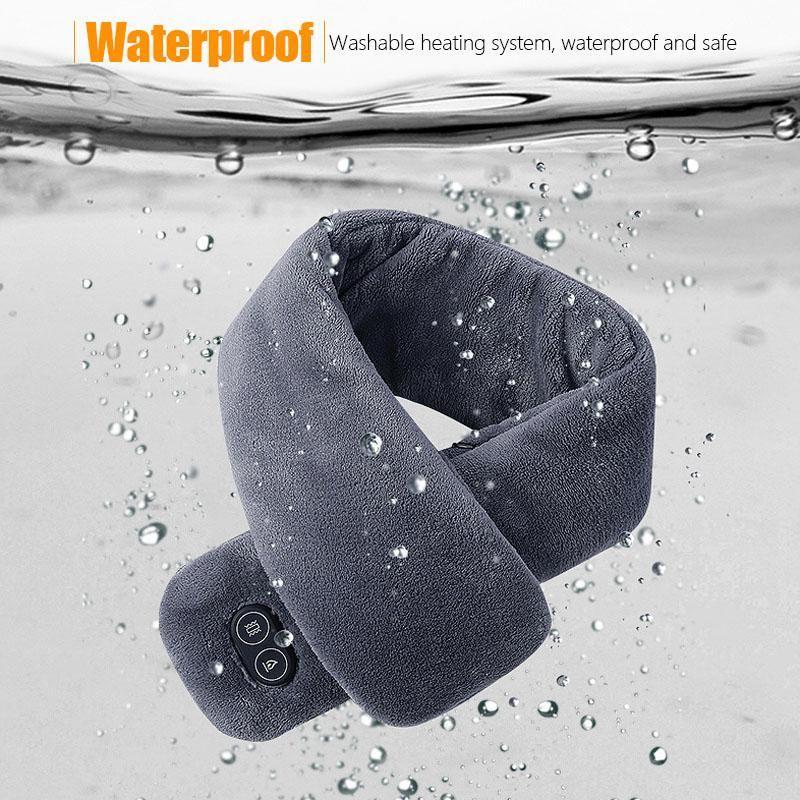 Harwelton™ Heated Neck Scarf with Vibration Massage and USB Charging
