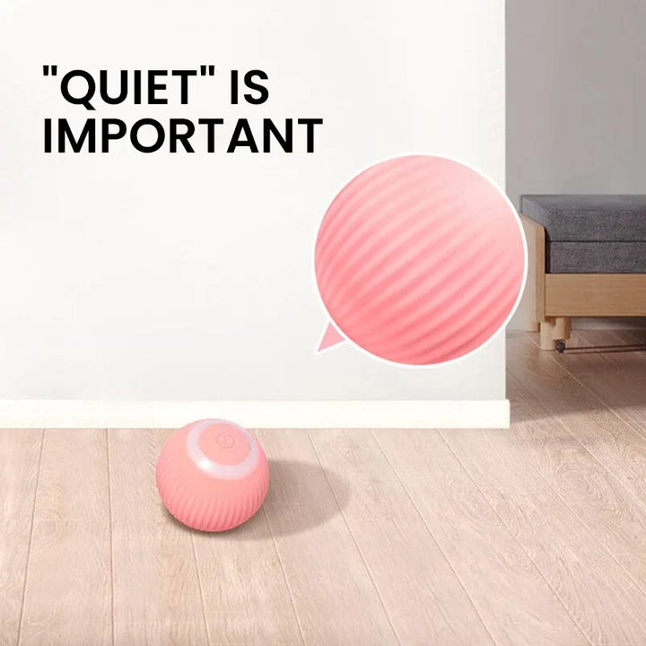 Interactive Rolling Cat Toy Ball with Smart Obstacle Sensor