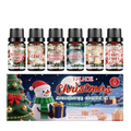 Christmas fragrance oil gift set, six bottles