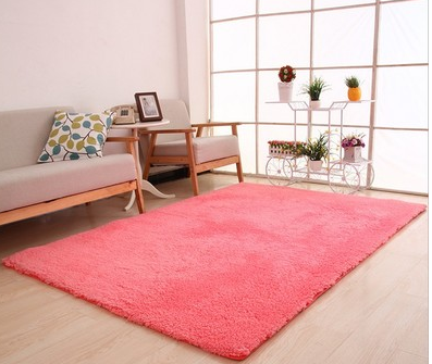Harwelton Fluffy shaggy rug with anti-slip back
