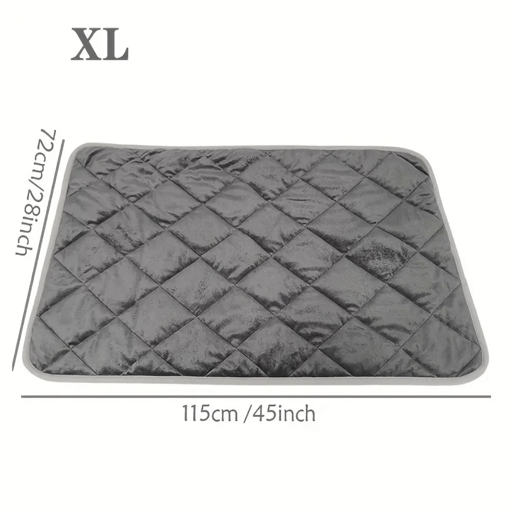 Self-Warming Pet Pad with Non-Slip Base for Dogs and Cats