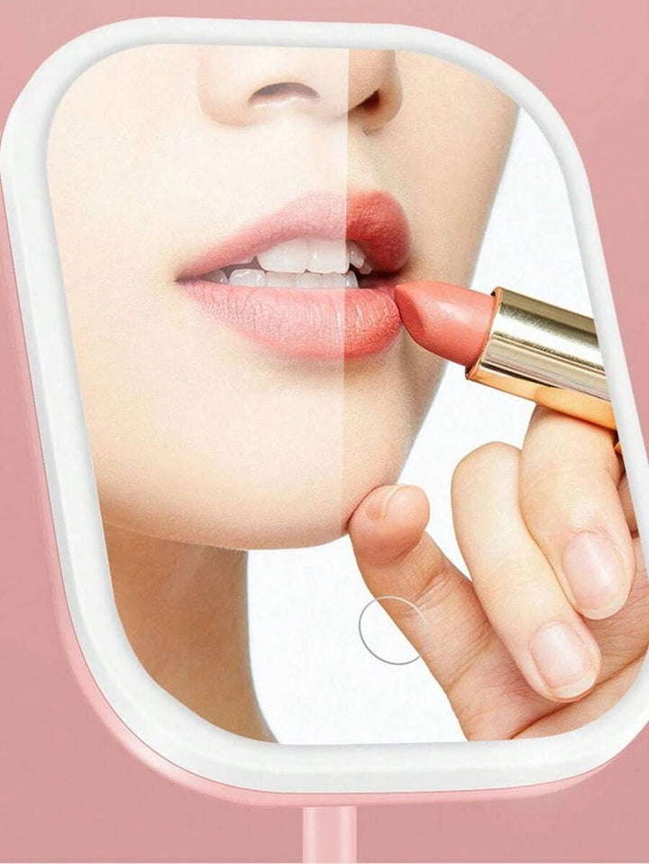 Portable LED Make-Up Mirror with Three Light Modes and Dimmer