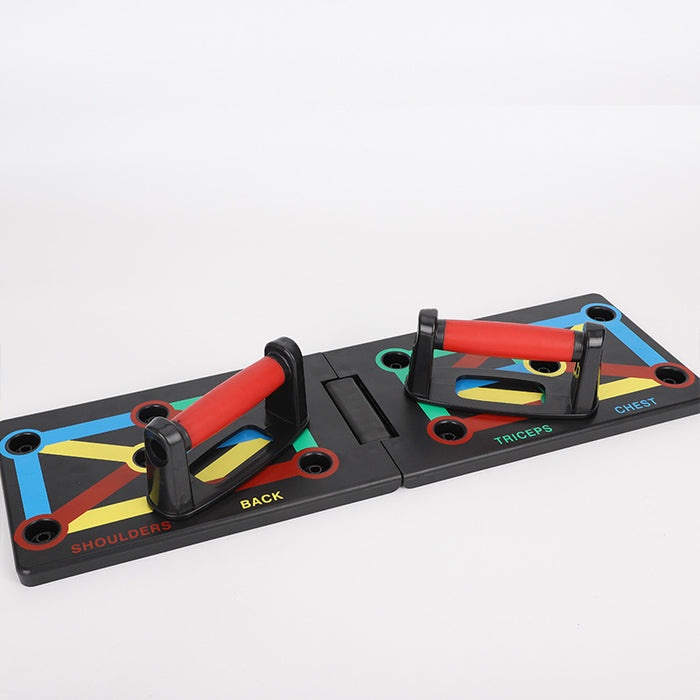 Harwelton Foldable colour-coded push-up board with handles