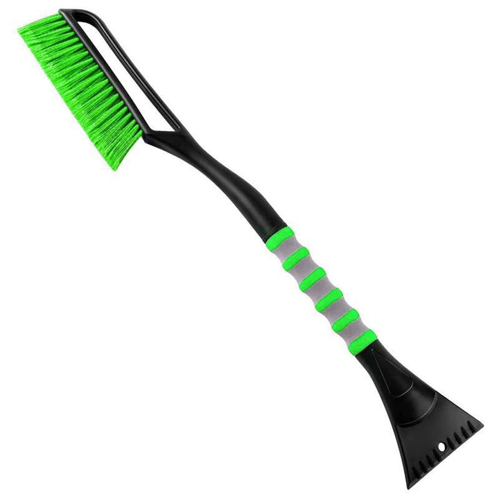 Soft-Grip Snow Brush with Notched Ice Scraper