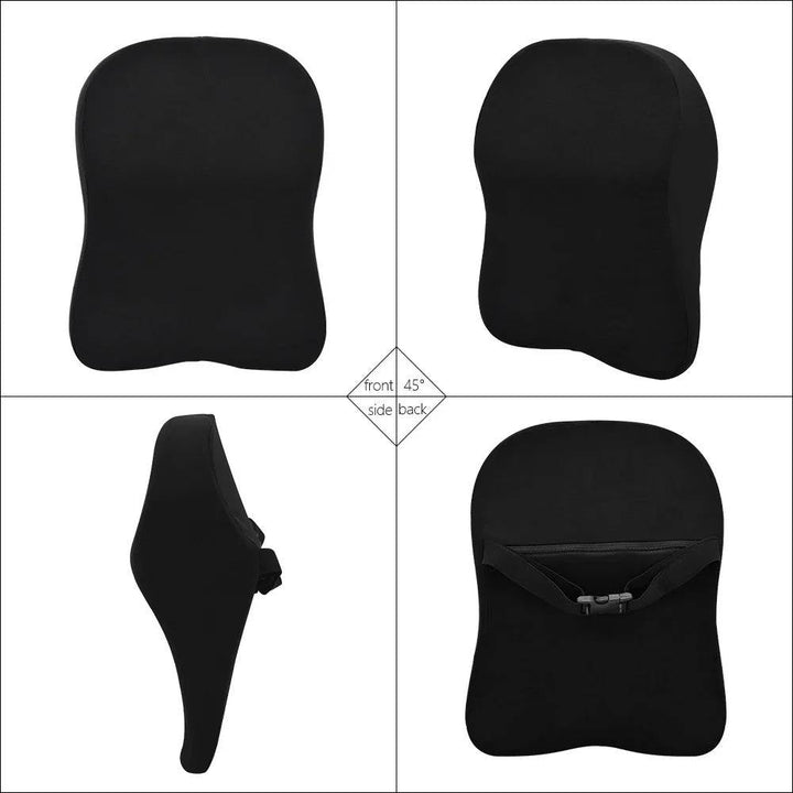 Harwelton™ Memory Foam Lumbar Pillow for Car Seats with Adjustable Height