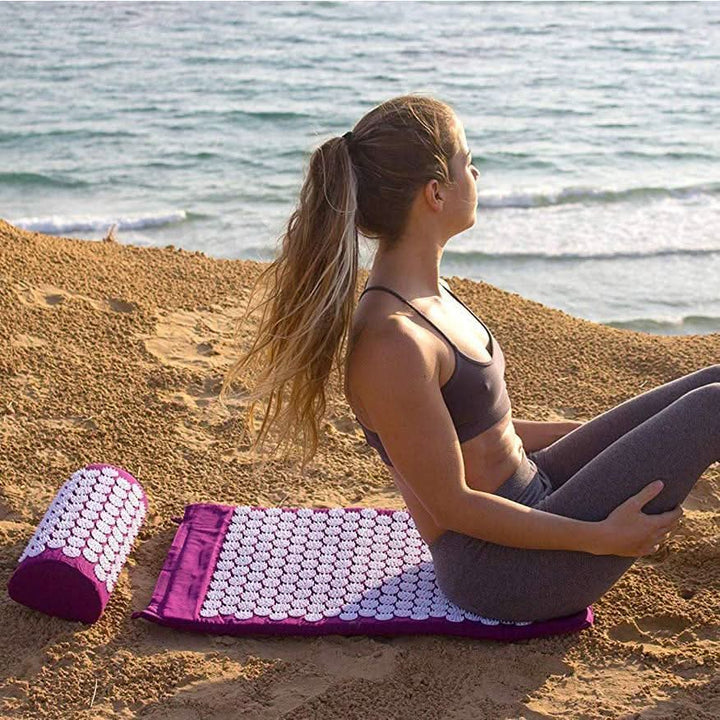 Acupressure Mat and Pillow Set for Deep Relaxation