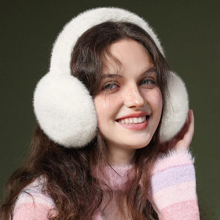 Luxury Plush Earmuffs – Soft Foldable Winter Ear Warmers