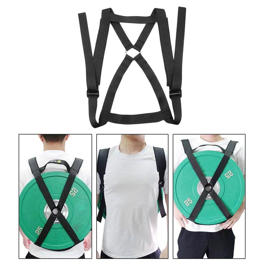 Harwelton™ Adjustable Weighted Vest for Barbell Plates with Padded Back