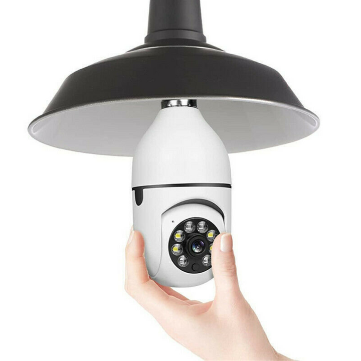 Harwelton™ Wi-Fi Light Bulb Security Camera with Night Vision