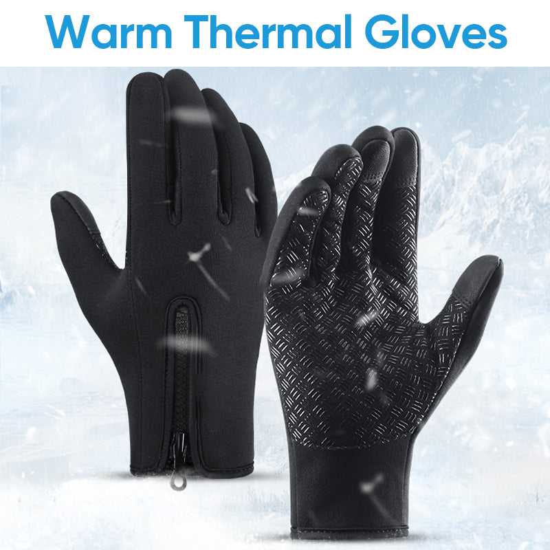 Harwelton™ Waterproof Thermal Touchscreen Gloves with Grip Palm