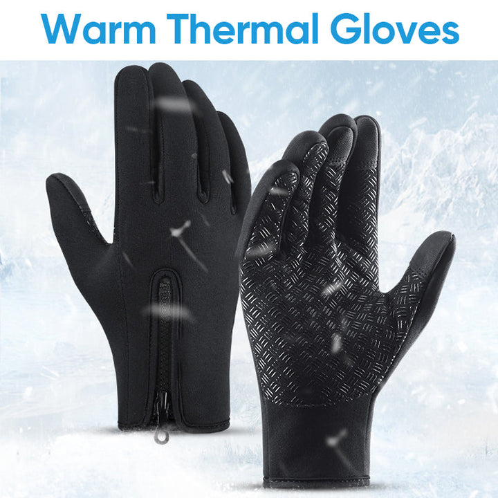 Harwelton™ Waterproof Thermal Touchscreen Gloves with Grip Palm