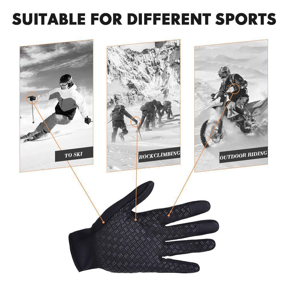 Harwelton™ Waterproof Thermal Touchscreen Gloves with Grip Palm